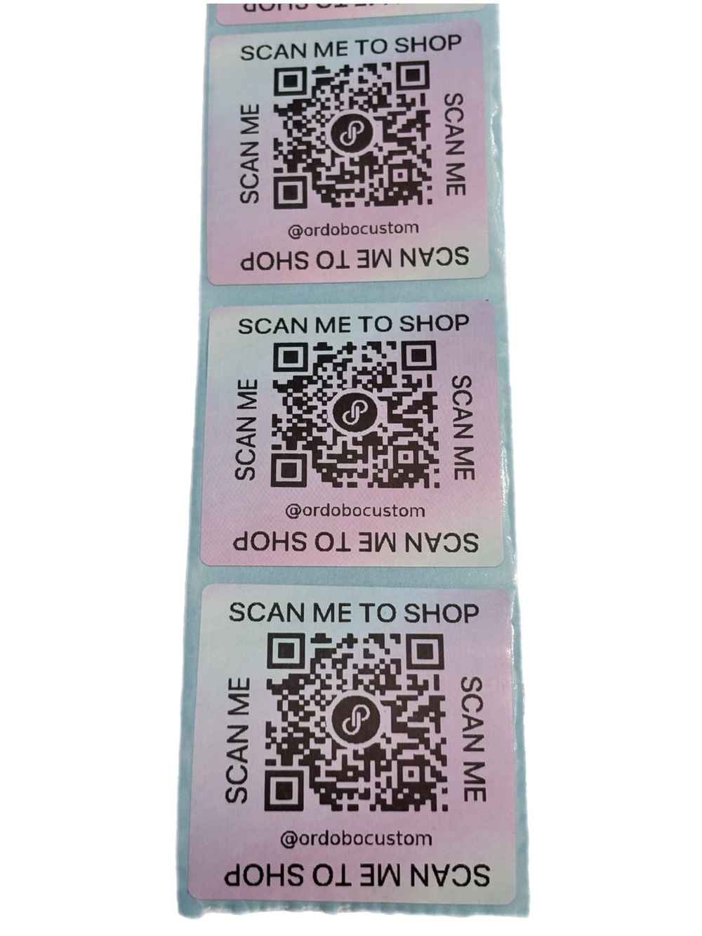 50 Custom QR Code Stickers - Picture 3 of 3